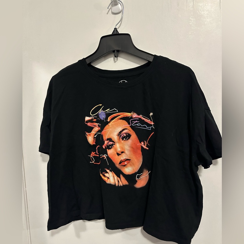 Old Navy Cropped Cher Graphic T-Shirt XL
